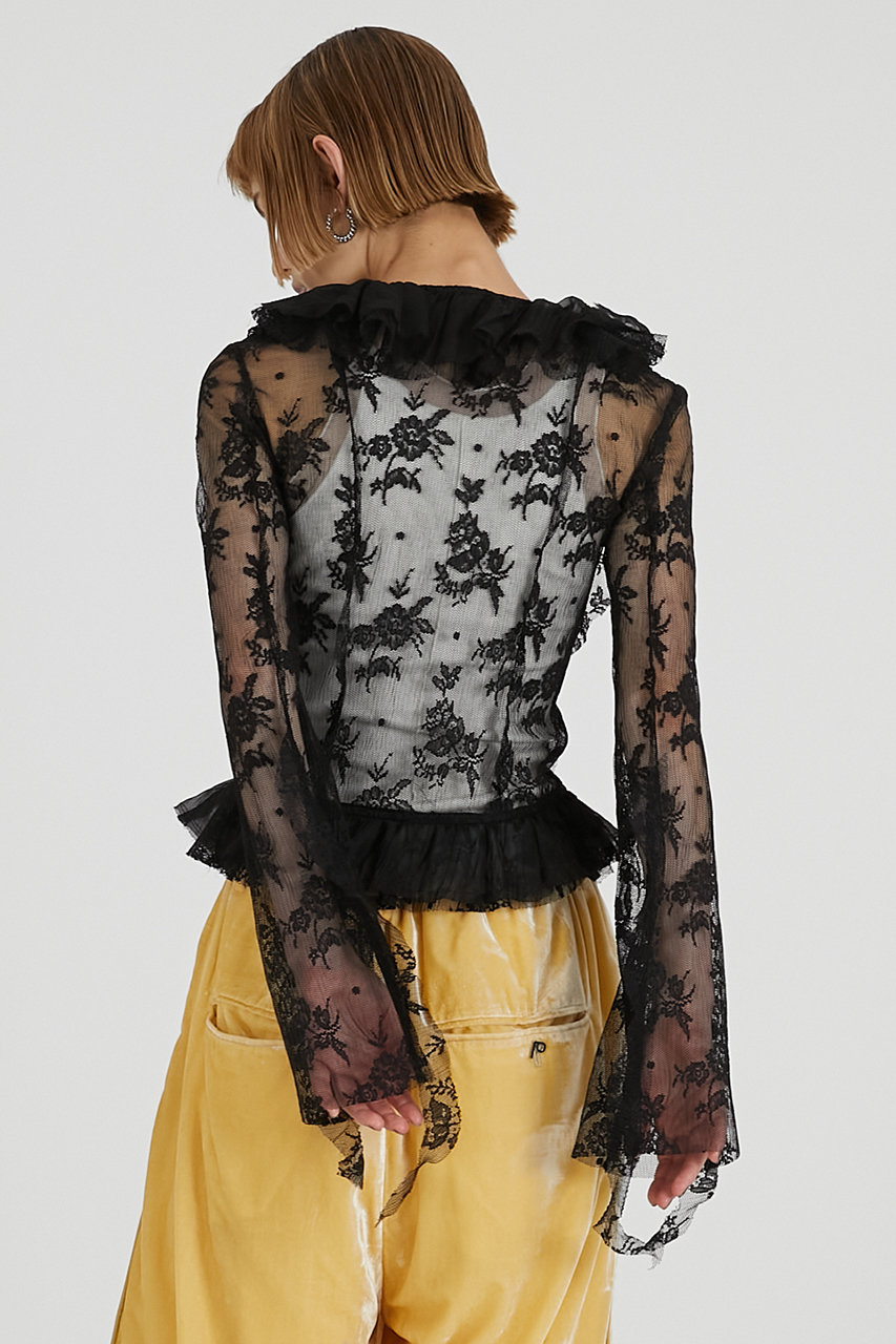 PRANK PROJECT(プランク プロジェクト)｜レースラッフルブラウス