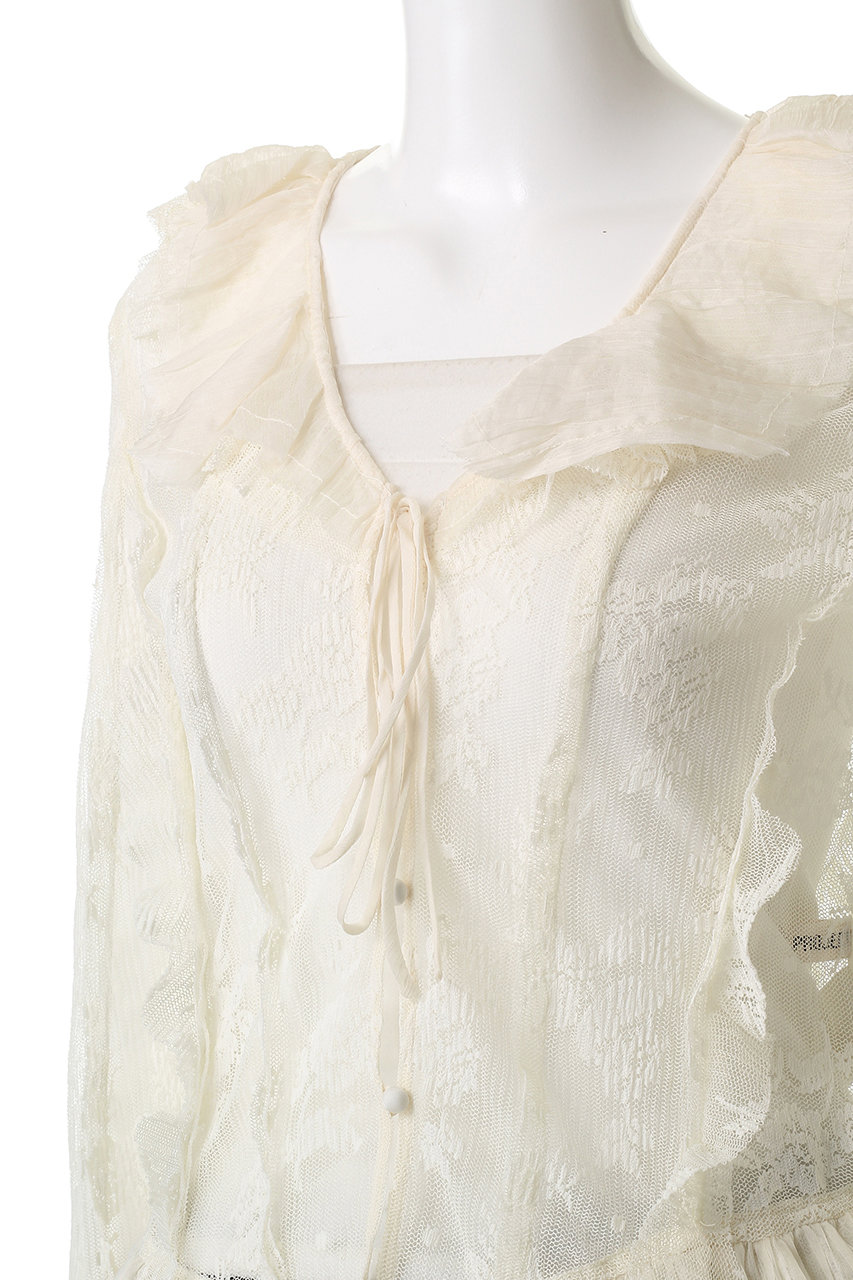 PRANK PROJECT(プランク プロジェクト)｜レースラッフルブラウス