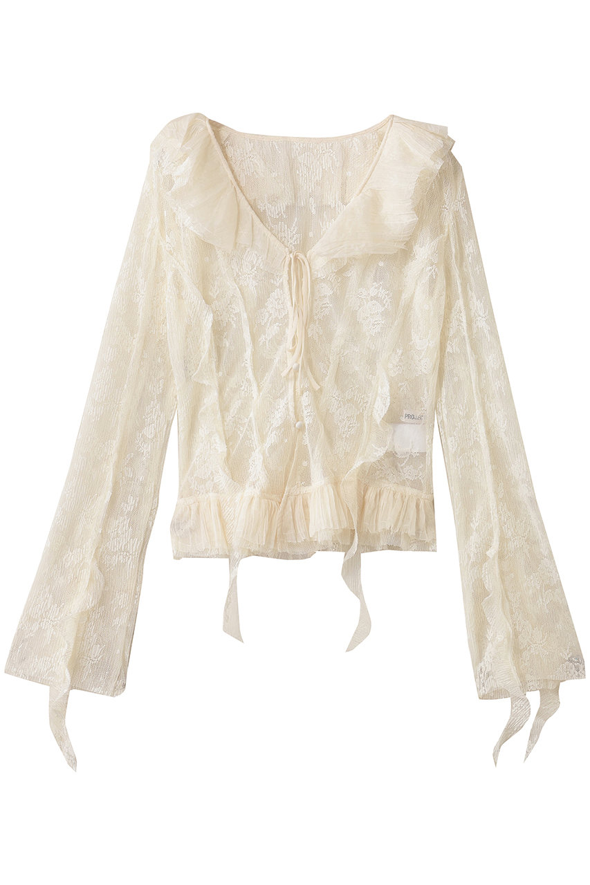 プランク プロジェクト/PRANK PROJECTのレースラッフルブラウス / Lace Ruffled Blouse(IVR(アイボリー)/31252315902)