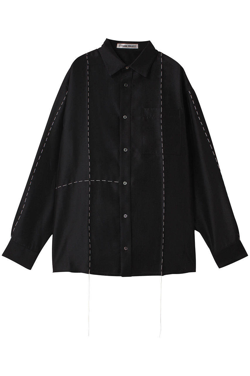 PRANK PROJECT ハンドステッチシャツ / Hand Stitched Shirt (BLK(ブラック), FREE) プランク プロジェクト ELLE SHOP PRANK PROJECT ハンドステッチシャツ / Hand Stitched Shirt (BLK(ブラック), FREE) プランク プロジェクト ELLE SHOP