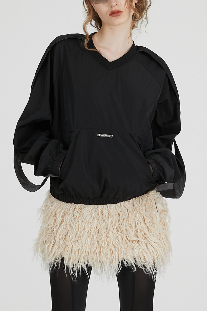 【PRANK PROJECT】 ポインテッドトゥミュール ブラック PRANK PROJECT(プランク プロジェクト)｜ポインテッドスリング