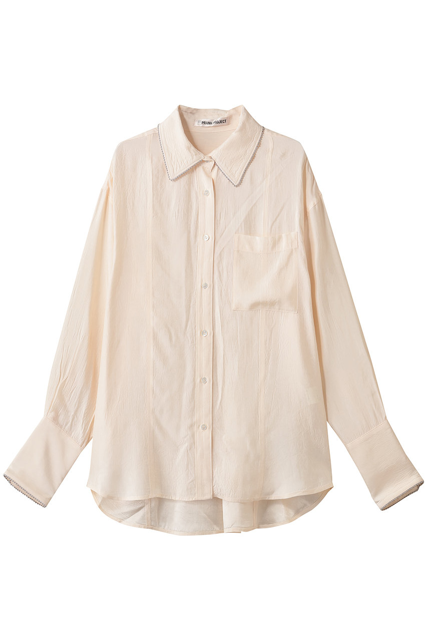 プランク プロジェクト/PRANK PROJECTのボールチェーントリムシャツ / Ball Chain Trim Shirt(IVR(アイボリー)/31252316106)