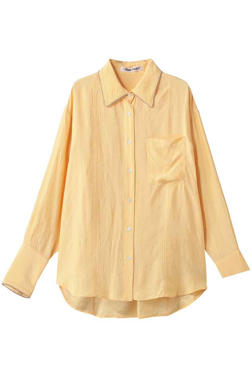 プランク プロジェクト/PRANK PROJECTのボールチェーントリムシャツ / Ball Chain Trim Shirt(YEL(イエロー)/31252316106)
