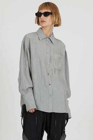 プランク プロジェクト/PRANK PROJECTのボールチェーントリムシャツ / Ball Chain Trim Shirt(110400/110403)