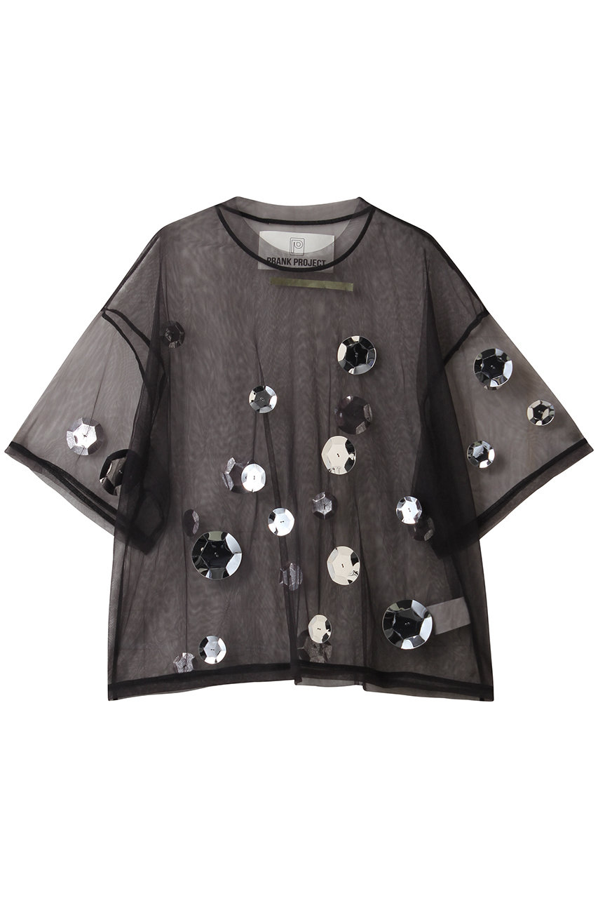 プランク プロジェクト/PRANK PROJECTのスパンコールTシャツ / Spankole T-shirt(BLK(ブラック)/31252316201)