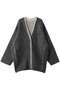 ダブルフェイスアルパカニットカーディガン / Double-faced Alpaca Knit Cardigan プランク プロジェクト/PRANK PROJECT GRY(グレー)