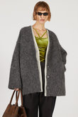ダブルフェイスアルパカニットカーディガン / Double-faced Alpaca Knit Cardigan