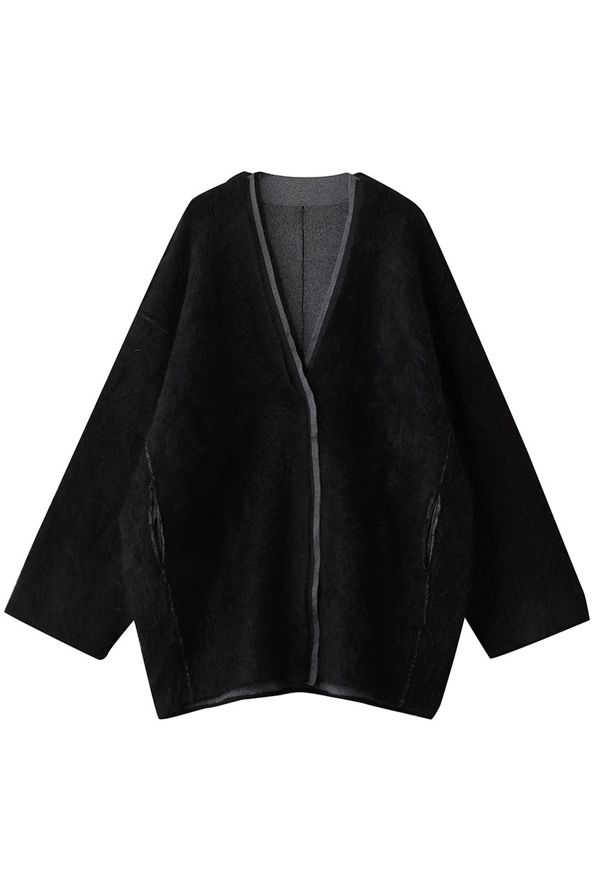 プランク プロジェクト/PRANK PROJECTのダブルフェイスアルパカニットカーディガン / Double-faced Alpaca Knit Cardigan(BLK(ブラック)/31252365101)