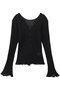 ビーズヘムニットトップ / Beaded Hem Top プランク プロジェクト/PRANK PROJECT BLK(ブラック)