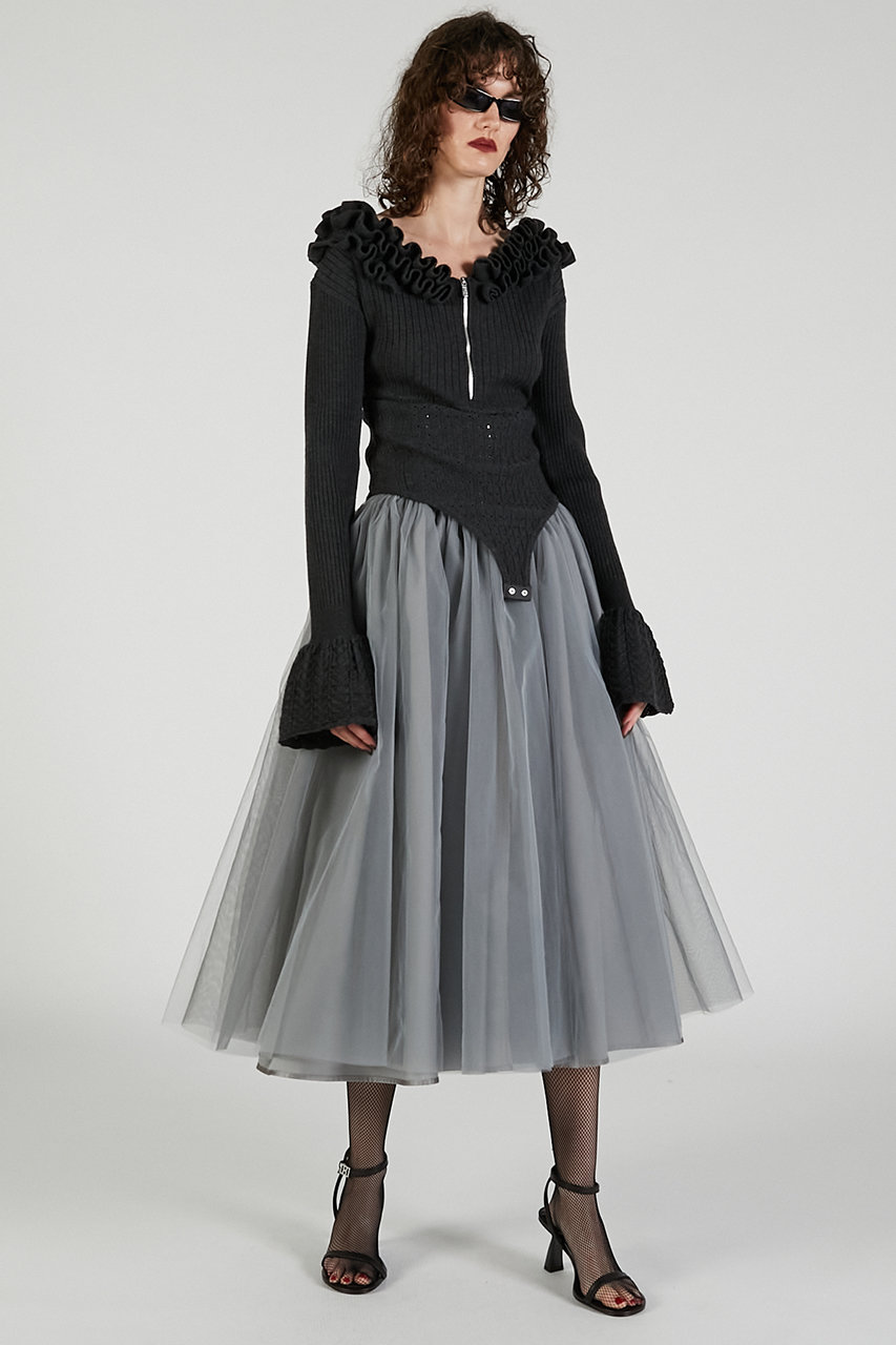 PRANK PROJECT(プランク プロジェクト)｜フリルニットボディスーツ