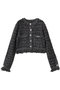 ツイードニットカーディガン / Tweed Knit Cardigan プランク プロジェクト/PRANK PROJECT C.GRY(チャコールグレー)
