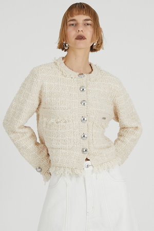 プランク プロジェクト/PRANK PROJECTのツイードニットカーディガン / Tweed Knit Cardigan(110300/110303)