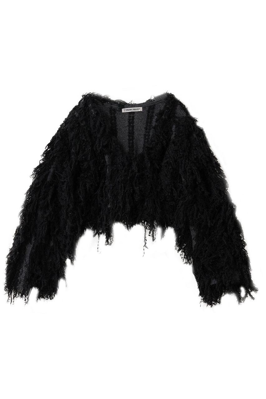 プランク プロジェクト/PRANK PROJECTのフラッフィーニットカーディガン / Fluffy Knit Cardigan(BLK(ブラック)/31252365401)