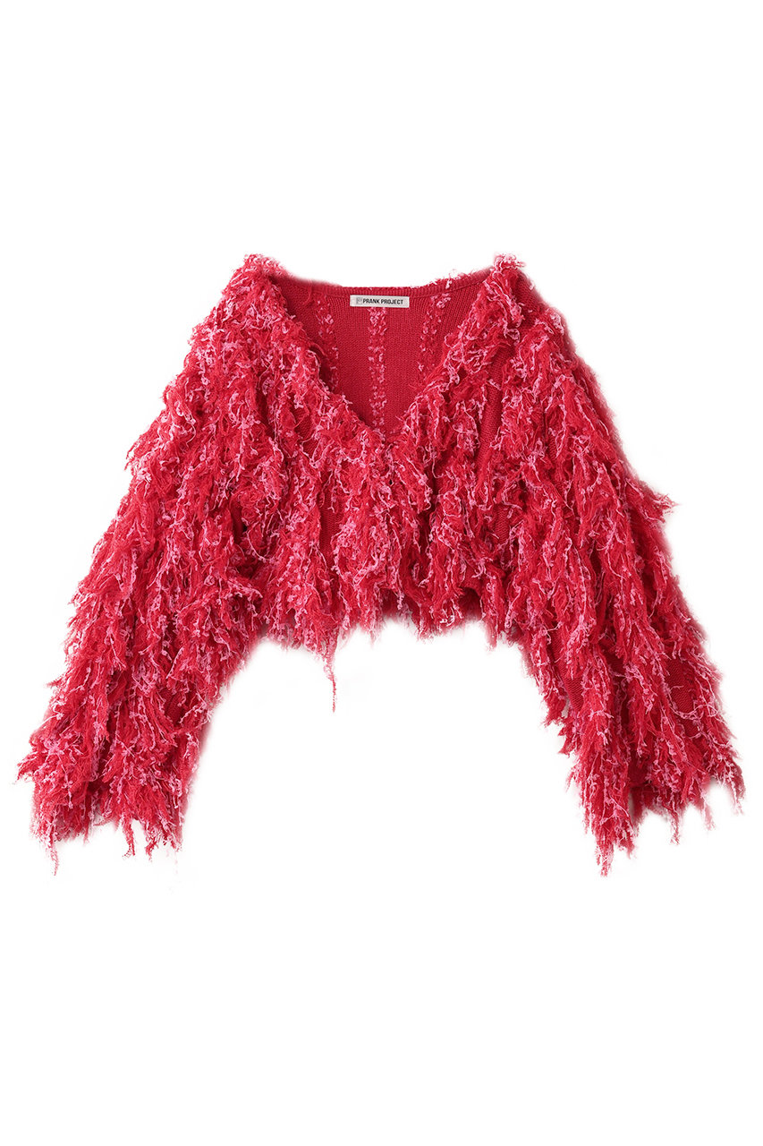 プランク プロジェクト/PRANK PROJECTのフラッフィーニットカーディガン / Fluffy Knit Cardigan(RED(レッド)/31252365401)