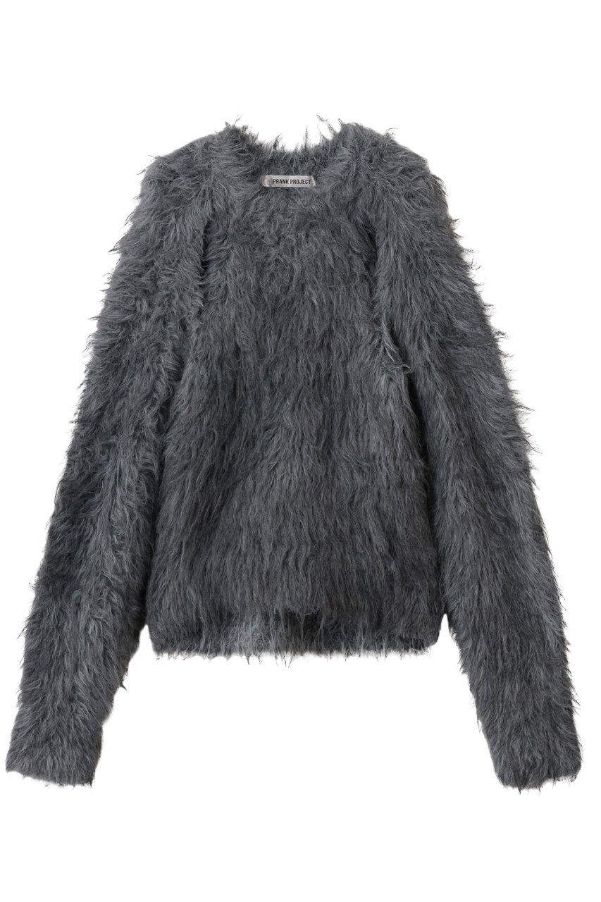 PRANK PROJECT シャギーニットPO / Shaggy Knit PO (GRY(グレー), FREE) プランク プロジェクト ELLE SHOP PRANK PROJECT シャギーニットPO / Shaggy Knit PO (GRY(グレー), FREE) プランク プロジェクト ELLE SHOP