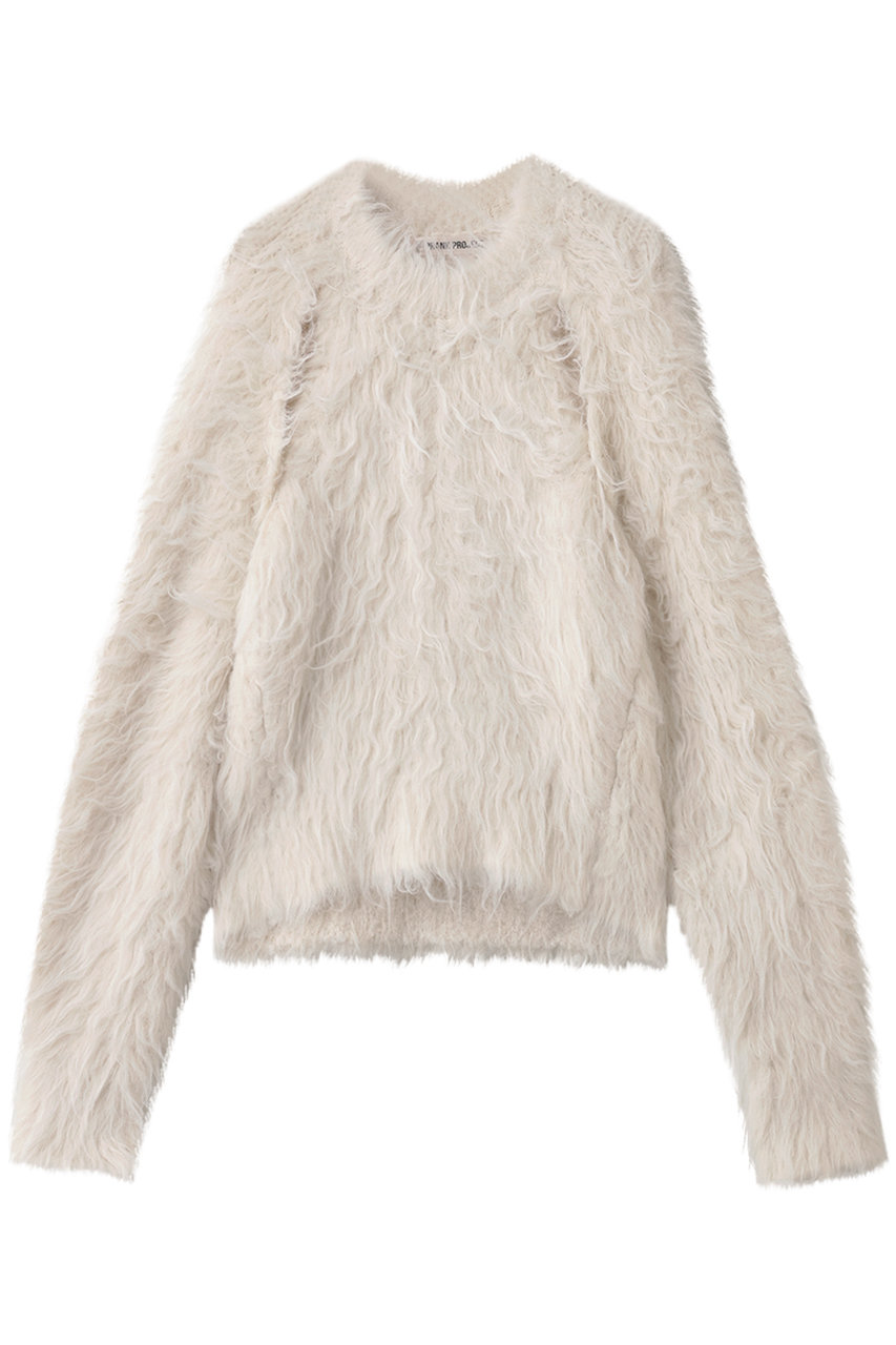 PRANK PROJECT シャギーニットPO / Shaggy Knit PO (WHT(ホワイト), FREE) プランク プロジェクト ELLE SHOP PRANK PROJECT シャギーニットPO / Shaggy Knit PO (WHT(ホワイト), FREE) プランク プロジェクト ELLE SHOP