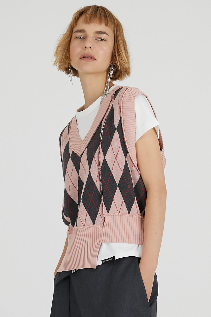 PRANK PROJECT(プランク プロジェクト)｜アーガイルニットベスト