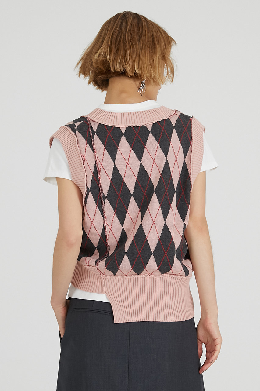 PRANK PROJECT(プランク プロジェクト)｜アーガイルニットベスト