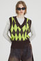 アーガイルニットベスト / Argyle Knit Vest プランク プロジェクト/PRANK PROJECT
