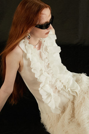 プランク プロジェクト/PRANK PROJECTのフリルモチーフニット / Frill Motif Knit(110300/110301)