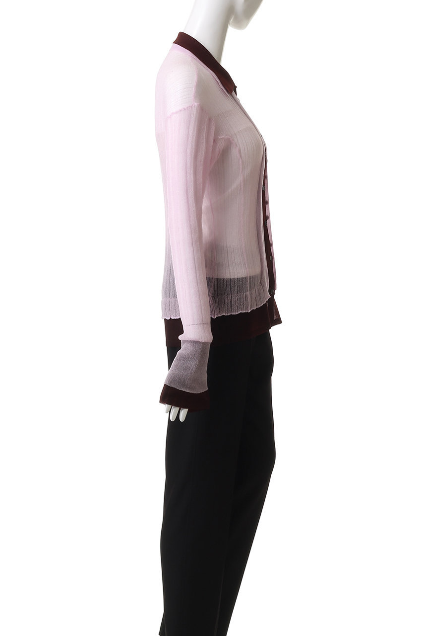 未使用 PRANK PROJECT シースルー リブ ニット カットソー PRANK PROJECT（プランクプロジェクト）の「シアードッキング