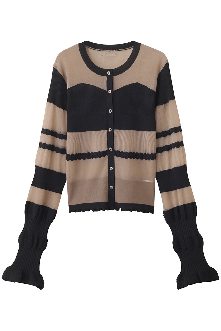 プランク プロジェクト/PRANK PROJECTのコントラストボーダーニットトップ / Contrast Border Knit Top(BGE(ベージュ)/31252365604)