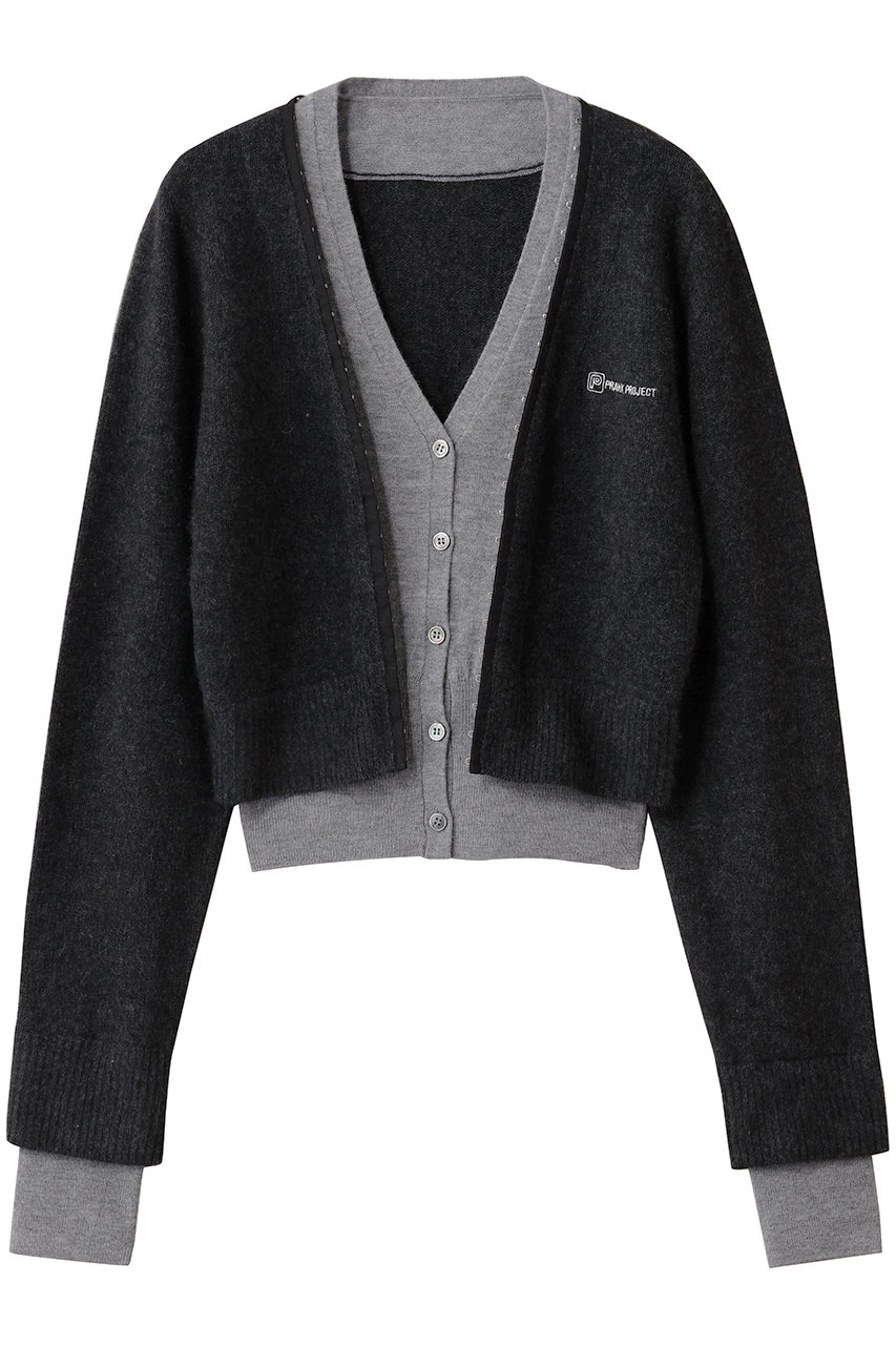 PRANK PROJECT(プランク プロジェクト)｜Vネックレイヤードカーデ / V