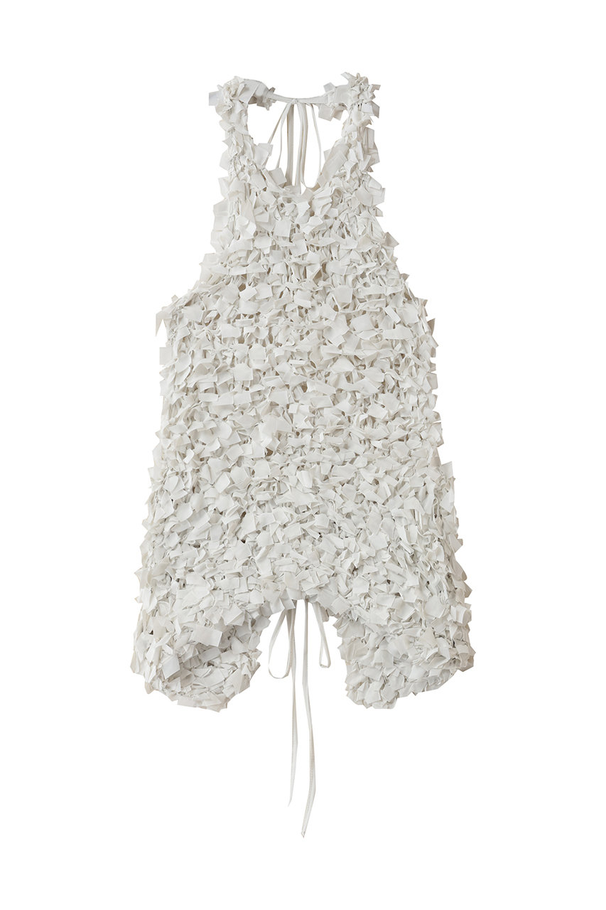 プランク プロジェクト/PRANK PROJECTのテープリボンホルタートップ / Tape Ribbon Halter Top(WHT(ホワイト)/31252365607)