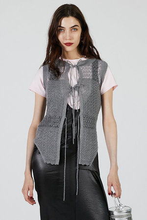 プランク プロジェクト/PRANK PROJECTの2WAYモヘアニットベスト / 2WAY Mohair Knit Vest(110300/110301)