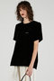 ショルダーギャザーベロアTシャツ / Shoulder Gathered Velour T-Shirt プランク プロジェクト/PRANK PROJECT