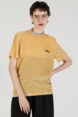 ショルダーギャザーベロアTシャツ / Shoulder Gathered Velour T-Shirt