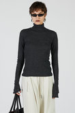 ピュアメリノウールタートルトップ / Pure Merino Wool Turtleneck Top