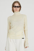 ピュアメリノウールタートルトップ / Pure Merino Wool Turtleneck Top