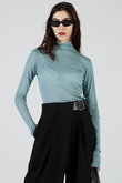 ピュアメリノウールタートルトップ / Pure Merino Wool Turtleneck Top