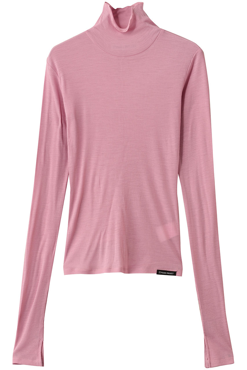 PRANK PROJECT ピュアメリノウールタートルトップ / Pure Merino Wool Turtleneck Top (PNK(ピンク), FREE) プランク プロジェクト ELLE SHOP PRANK PROJECT ピュアメリノウールタートルトップ / Pure Merino Wool Turtleneck Top (PNK(ピンク), FREE) プランク プロジェクト ELLE SHOP