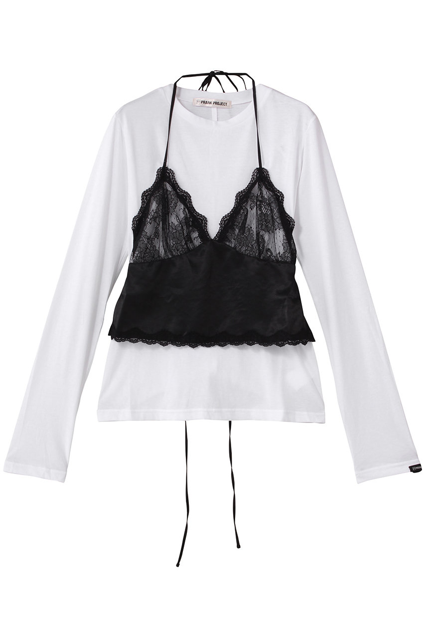 PRANK PROJECT ランジェリーコンビトップ / Lingerie Combi Top (MLT(マルチカラー), FREE) プランク プロジェクト ELLE SHOP PRANK PROJECT ランジェリーコンビトップ / Lingerie Combi Top (MLT(マルチカラー), FREE) プランク プロジェクト ELLE SHOP