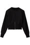 フロントジップショルダーパットスウェット / Front Zip Shoulder Pad Sweatshirt プランク プロジェクト/PRANK PROJECT BLK(ブラック)