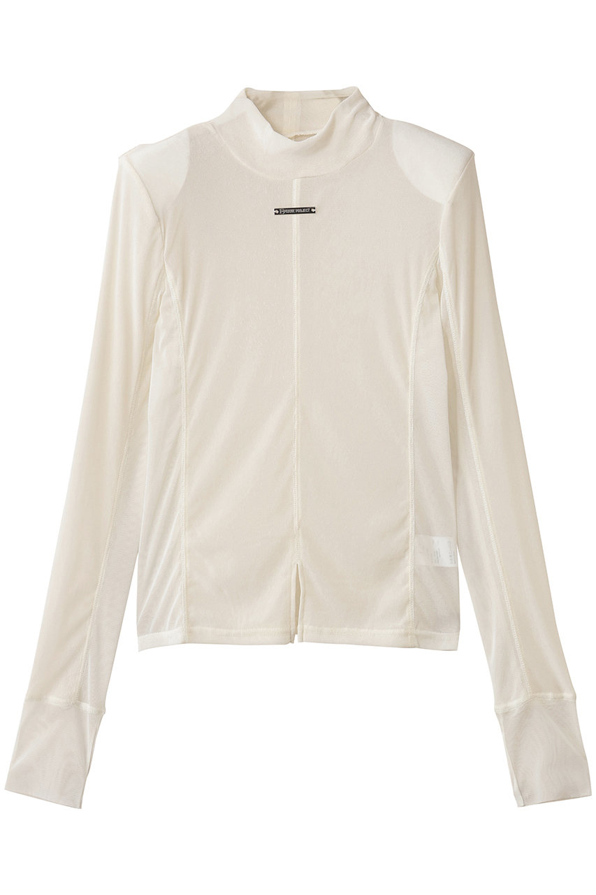 PRANK PROJECT ベロアタートルトップ / Velour Turtleneck Top (WHT(ホワイト), FREE) プランク プロジェクト ELLE SHOP PRANK PROJECT ベロアタートルトップ / Velour Turtleneck Top (WHT(ホワイト), FREE) プランク プロジェクト ELLE SHOP