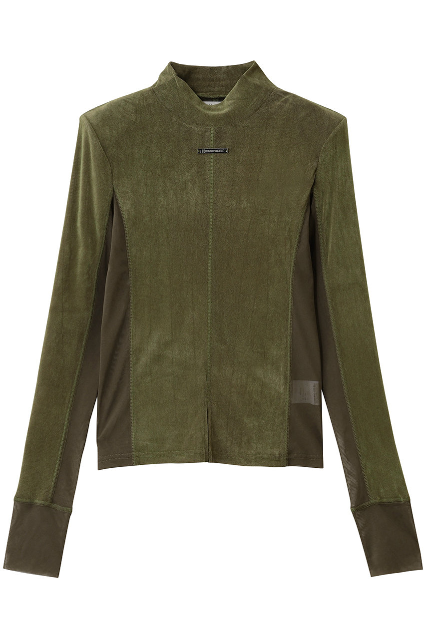 プランク プロジェクト/PRANK PROJECTのベロアタートルトップ / Velour Turtleneck Top(KHK(カーキ)/31252415605)