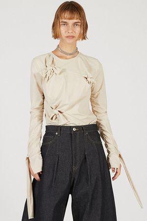 プランク プロジェクト/PRANK PROJECTのノットシャーリングトップ / Knot Sharing Top(110100/110103)