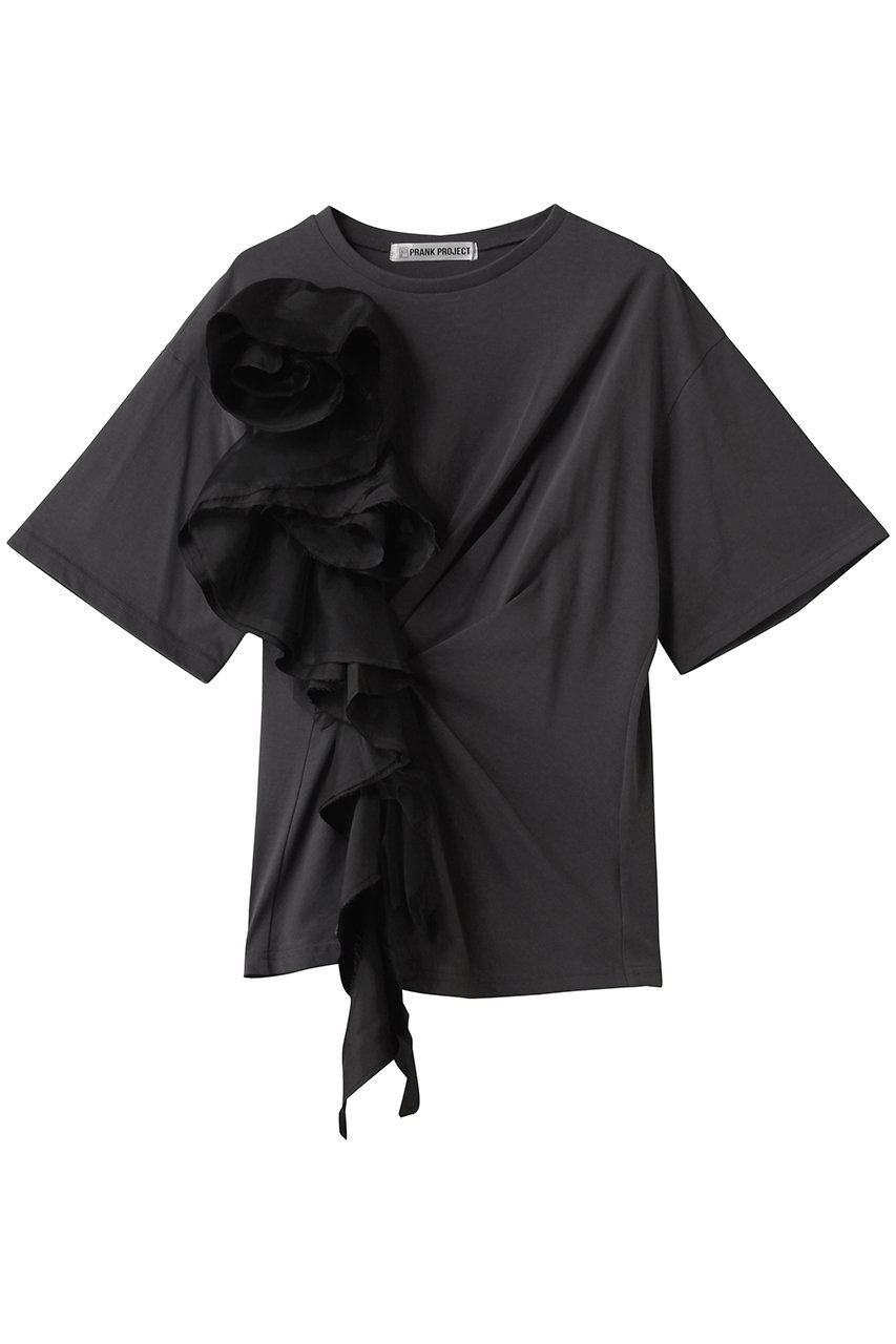 プランク プロジェクト/PRANK PROJECTのローズラッフルTEE / Rose Ruffled T-Shirt(GRY(グレー)/31252416101)