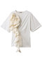 ローズラッフルTEE / Rose Ruffled T-Shirt プランク プロジェクト/PRANK PROJECT WHT(ホワイト)