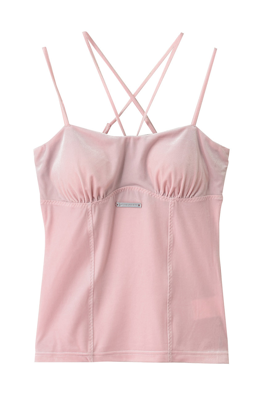 プランク プロジェクト/PRANK PROJECTのベロアカップインキャミ / Velour Cup-in Camisole(PNK(ピンク)/31252416102)