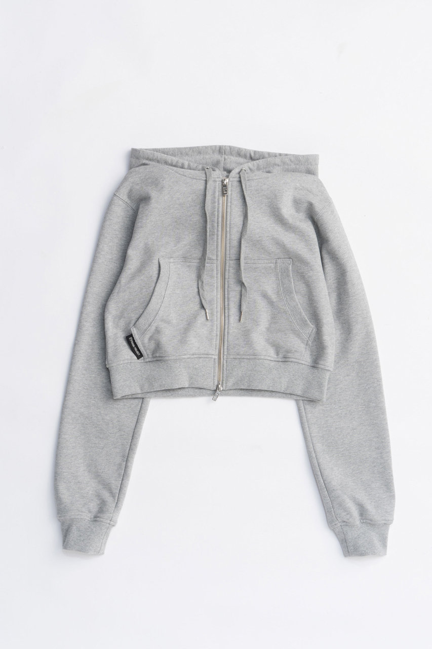 PRANK PROJECT ミニジップアップフーディ / Mini Zip-Up Hoodie (GRY(グレー), FREE) プランク プロジェクト ELLE SHOP PRANK PROJECT ミニジップアップフーディ / Mini Zip-Up Hoodie (GRY(グレー), FREE) プランク プロジェクト ELLE SHOP