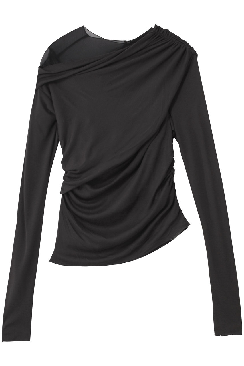 PRANK PROJECT ウールブレンドジャージトップ / Wool Blend Jersey Top (C.GRY(チャコールグレー), FREE) プランク プロジェクト ELLE SHOP PRANK PROJECT ウールブレンドジャージトップ / Wool Blend Jersey Top (C.GRY(チャコールグレー), FREE) プランク プロジェクト ELLE SHOP