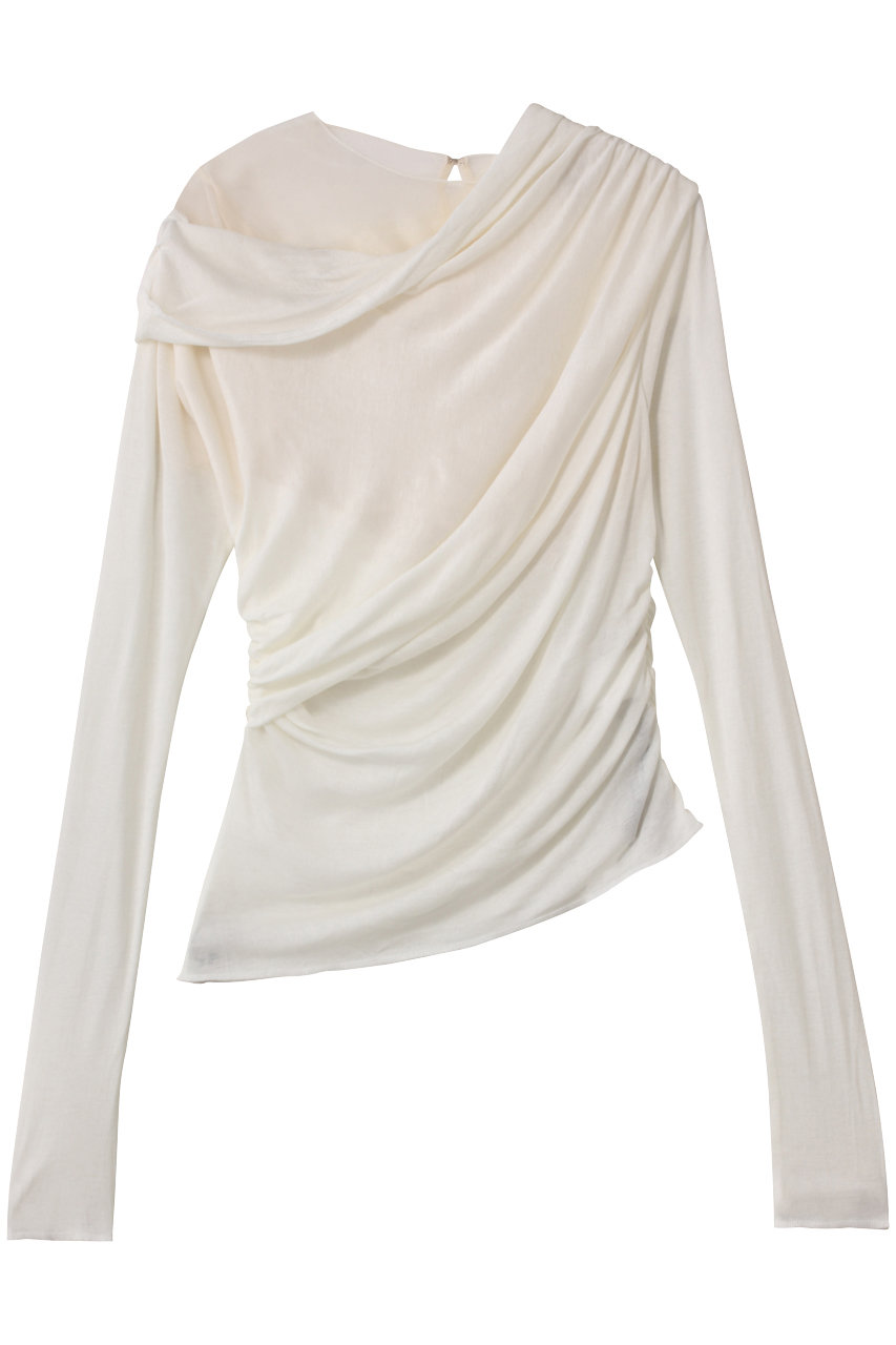 PRANK PROJECT ウールブレンドジャージトップ / Wool Blend Jersey Top (WHT(ホワイト), FREE) プランク プロジェクト ELLE SHOP PRANK PROJECT ウールブレンドジャージトップ / Wool Blend Jersey Top (WHT(ホワイト), FREE) プランク プロジェクト ELLE SHOP
