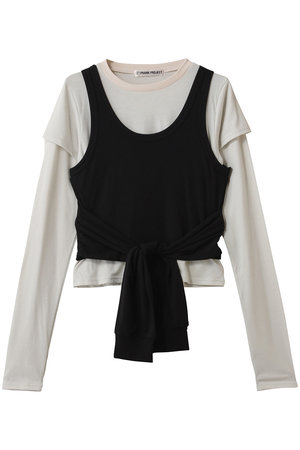 プランク プロジェクト/PRANK PROJECTのレイヤードロングスリーブTEE / Layered Long Sleeve T-Shirt(110100/110103)