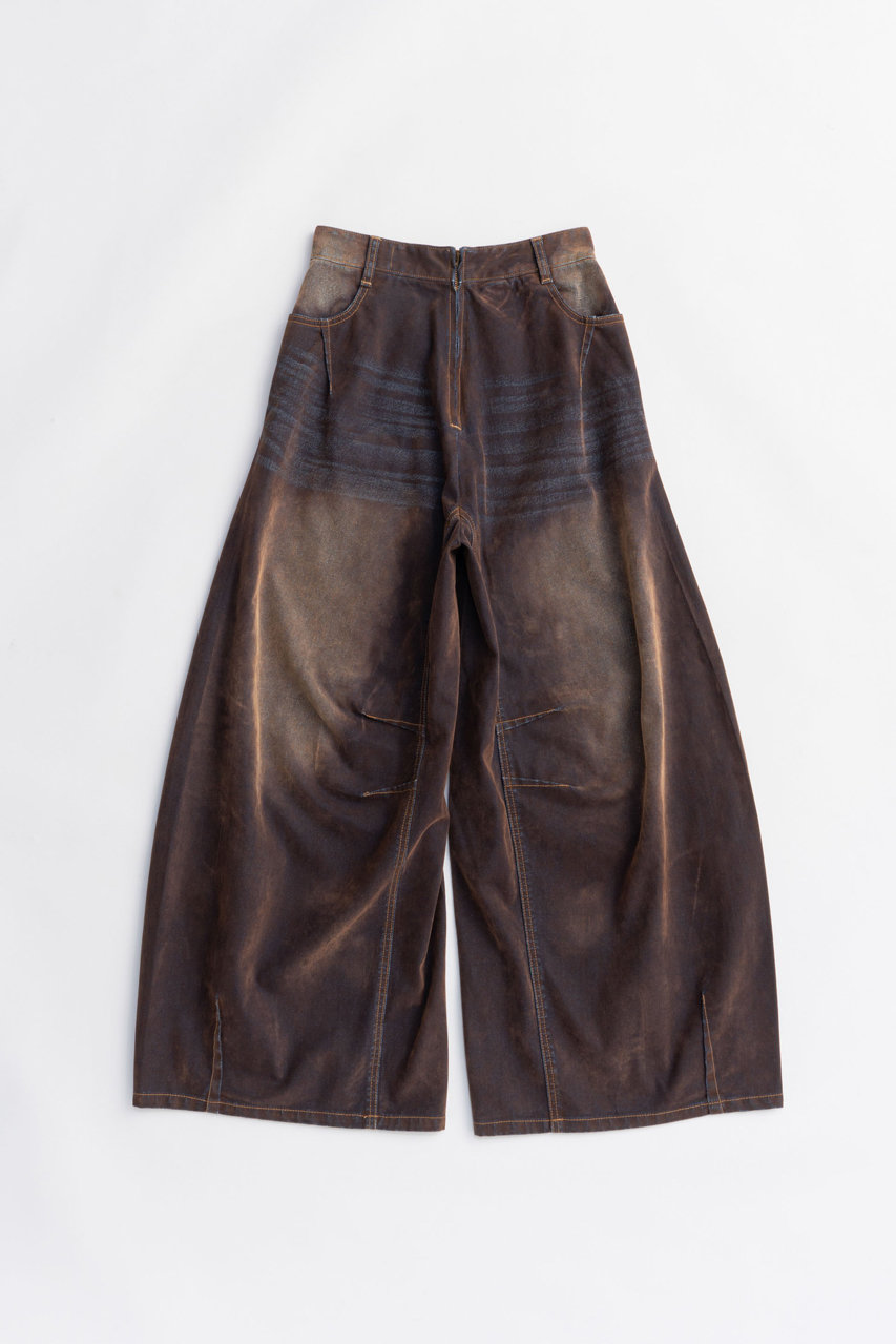 PRANK PROJECT フロッキーデニムパンツ / Flocky Denim Pants (CML(キャメル), 38) プランク プロジェクト ELLE SHOP PRANK PROJECT フロッキーデニムパンツ / Flocky Denim Pants (CML(キャメル), 38) プランク プロジェクト ELLE SHOP