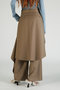 ドロップヘムレイヤードスカートパンツ / Drop Hem Layered Skirt Pants プランク プロジェクト/PRANK PROJECT