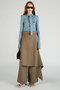 ドロップヘムレイヤードスカートパンツ / Drop Hem Layered Skirt Pants プランク プロジェクト/PRANK PROJECT